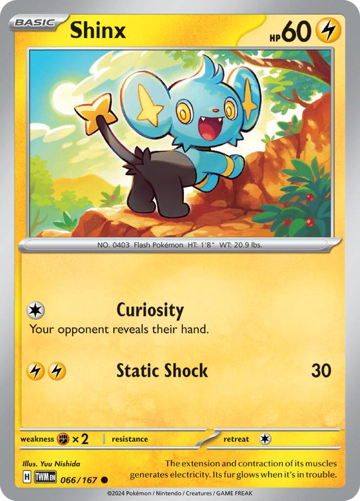 Shinx (066/167) [Scarlet & Violet: Twilight Masquerade] Pokémon