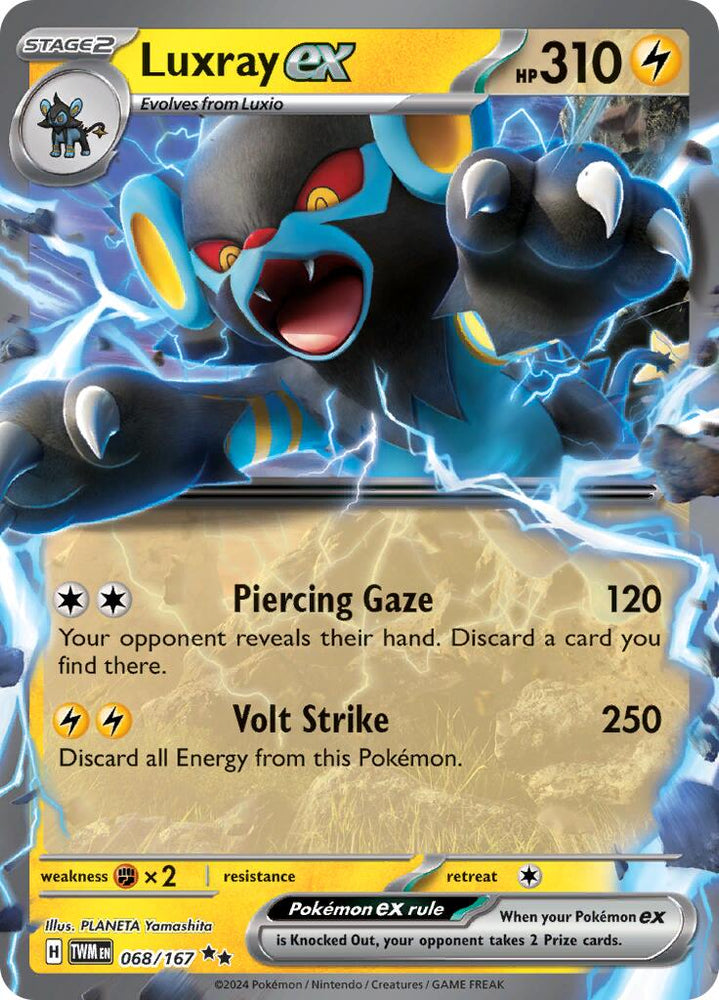 Luxray ex (068/167) [Scarlet & Violet: Twilight Masquerade] Pokémon