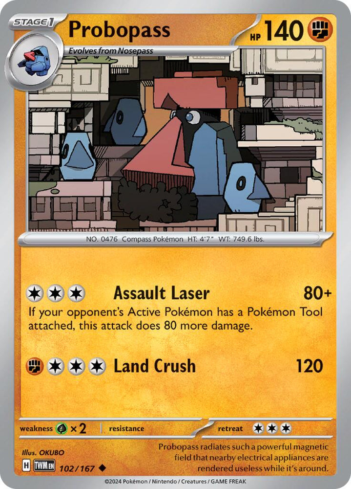 Probopass (102/167) [Scarlet & Violet: Twilight Masquerade] Pokémon