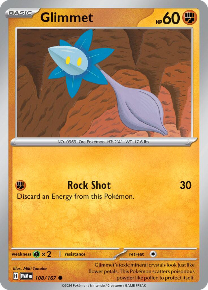 Glimmet (108/167) [Scarlet & Violet: Twilight Masquerade] Pokémon