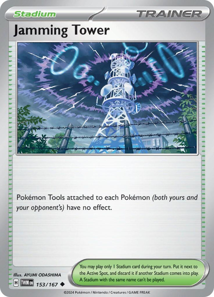 Jamming Tower (153/167) [Scarlet & Violet: Twilight Masquerade] Pokémon