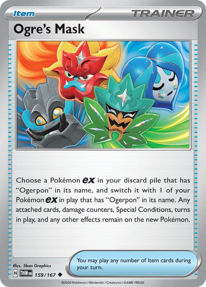 Ogre's Mask (159/167) [Scarlet & Violet: Twilight Masquerade] Pokémon
