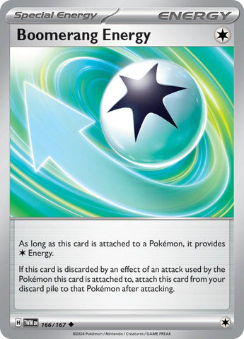 Boomerang Energy (166/167) [Scarlet & Violet: Twilight Masquerade] Pokémon
