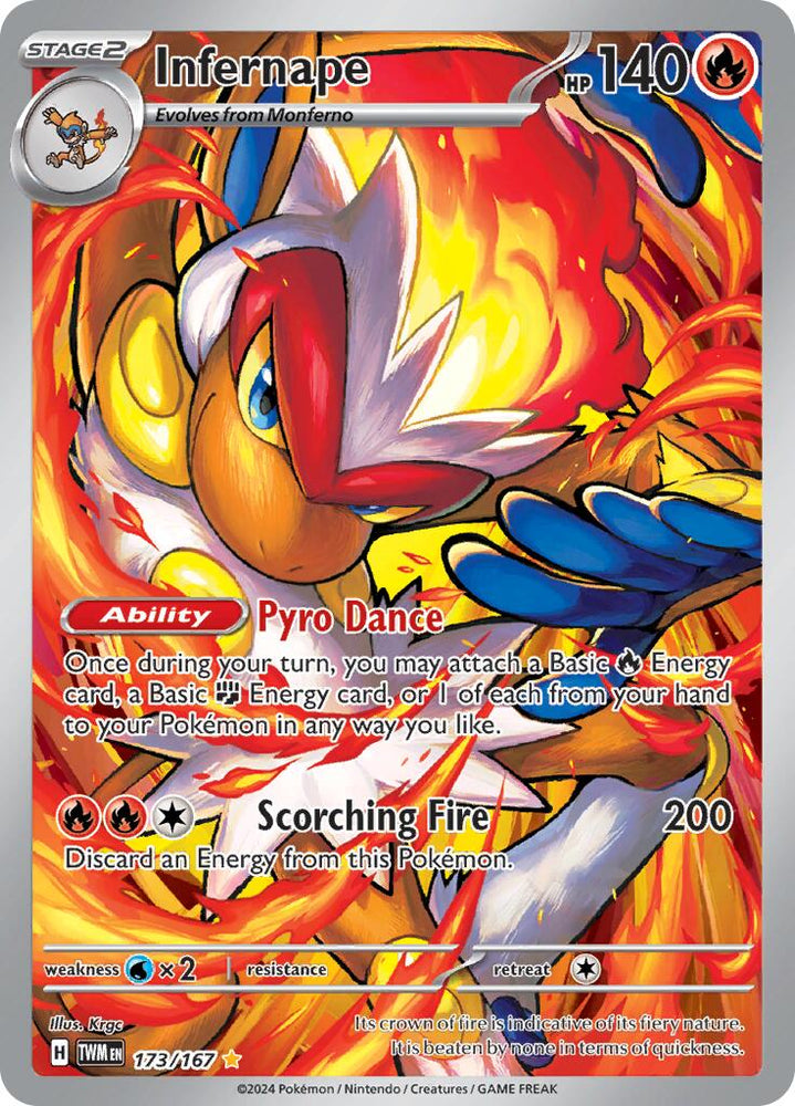 Infernape (173/167) [Scarlet & Violet: Twilight Masquerade] Pokémon