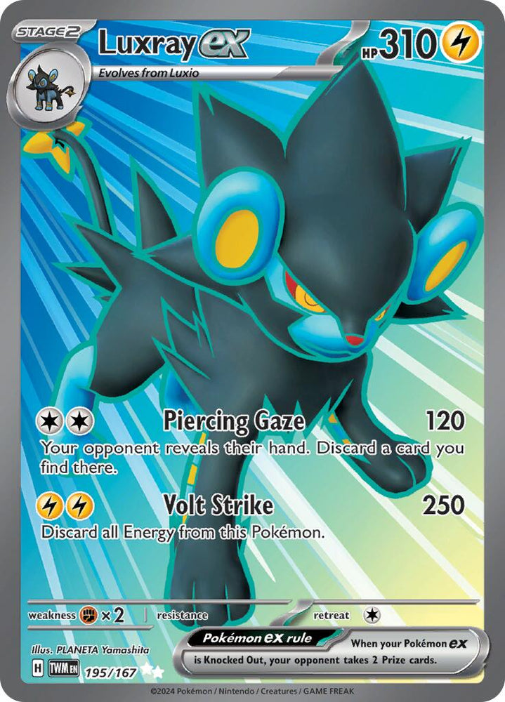 Luxray ex (195/167) [Scarlet & Violet: Twilight Masquerade] Pokémon