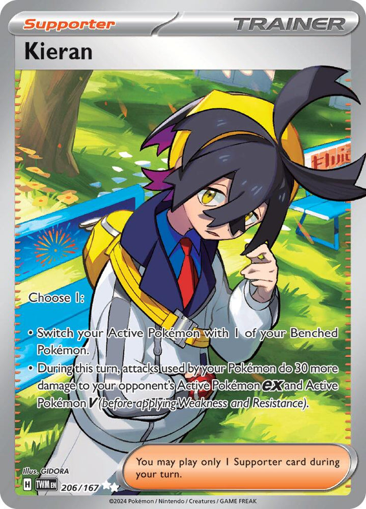 Kieran (206/167) [Scarlet & Violet: Twilight Masquerade] Pokémon