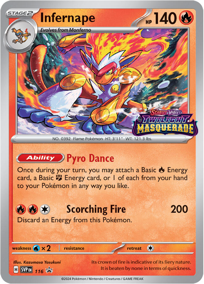 Infernape (116) [Scarlet & Violet: Black Star Promos] Pokémon
