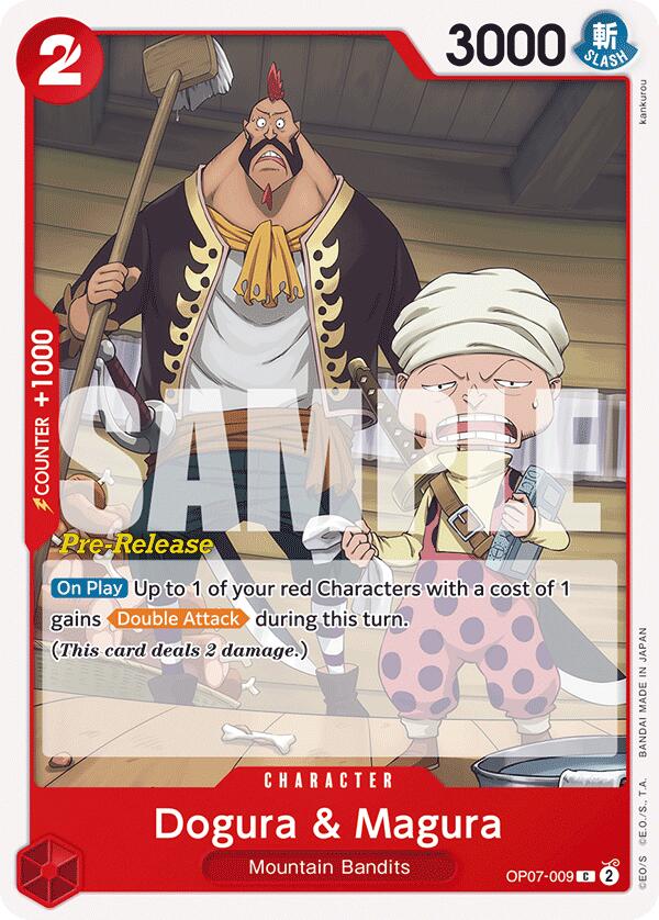 Dogura & Magura [500 Years in the Future Pre-Release Cards] Bandai