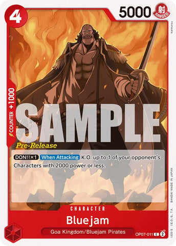 Bluejam [500 Years in the Future Pre-Release Cards] Bandai
