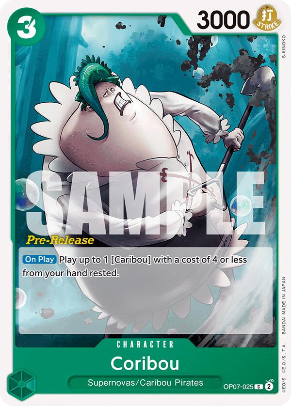 Coribou [500 Years in the Future Pre-Release Cards] Bandai