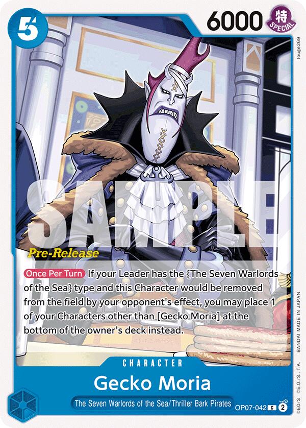 Gecko Moria [500 Years in the Future Pre-Release Cards] Bandai