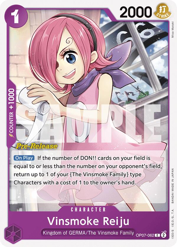 Vinsmoke Reiju [500 Years in the Future Pre-Release Cards] Bandai