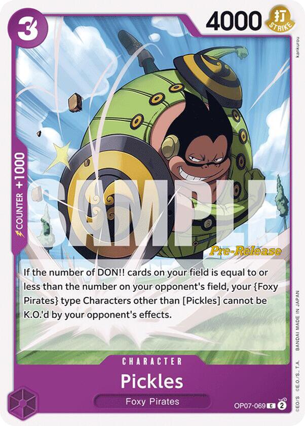 Pickles [500 Years in the Future Pre-Release Cards] Bandai