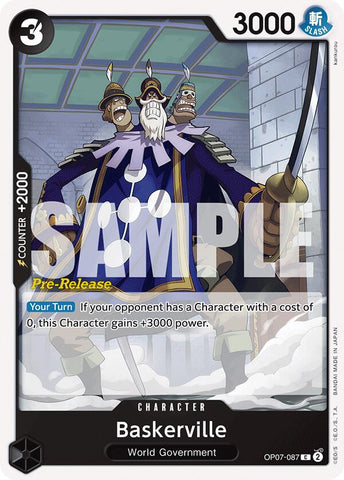 Baskerville [500 Years in the Future Pre-Release Cards] Bandai