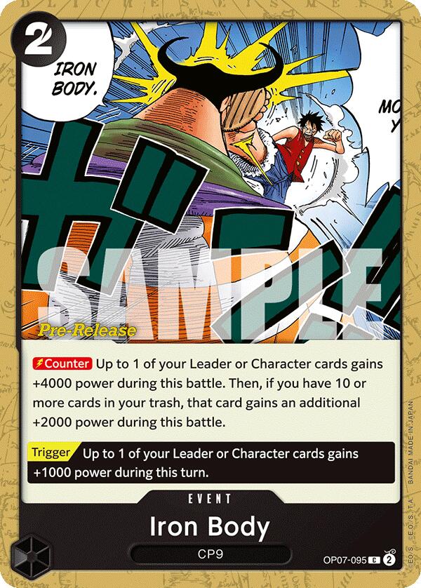 Iron Body [500 Years in the Future Pre-Release Cards] Bandai