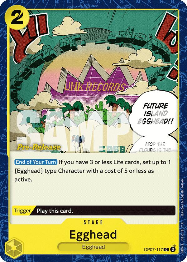 Egghead [500 Years in the Future Pre-Release Cards] Bandai