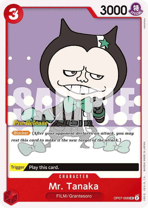 Mr. Tanaka [500 Years in the Future Pre-Release Cards] Bandai