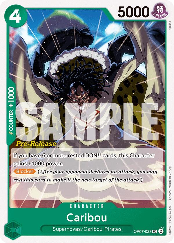 Caribou [500 Years in the Future Pre-Release Cards] Bandai