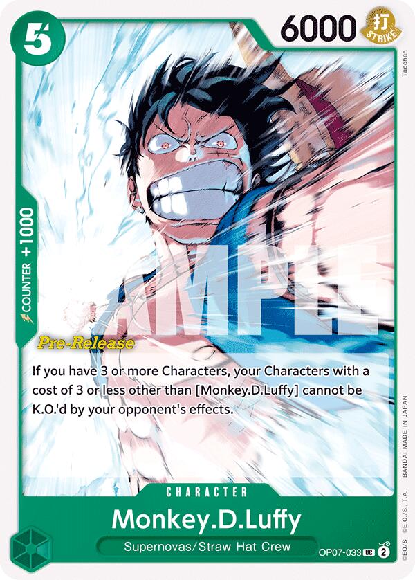 Monkey.D.Luffy [500 Years in the Future Pre-Release Cards] Bandai