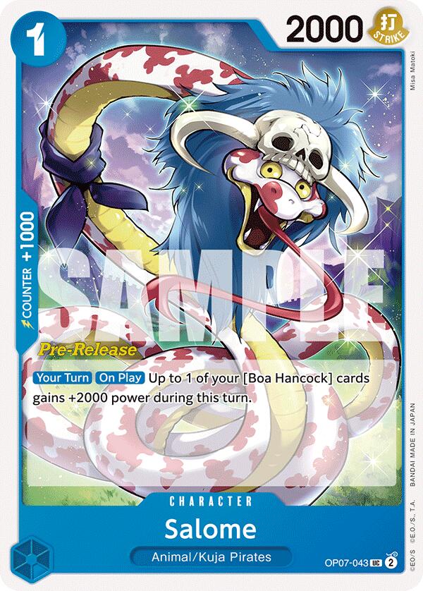 Salome [500 Years in the Future Pre-Release Cards] Bandai