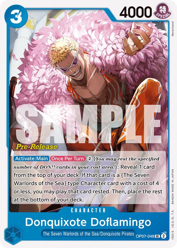 Donquixote Doflamingo [500 Years in the Future Pre-Release Cards] Bandai