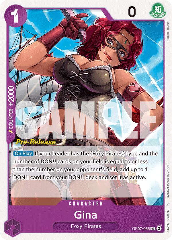 Gina [500 Years in the Future Pre-Release Cards] Bandai