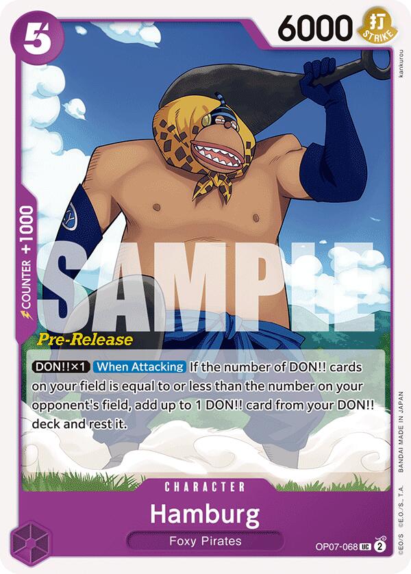 Hamburg [500 Years in the Future Pre-Release Cards] Bandai