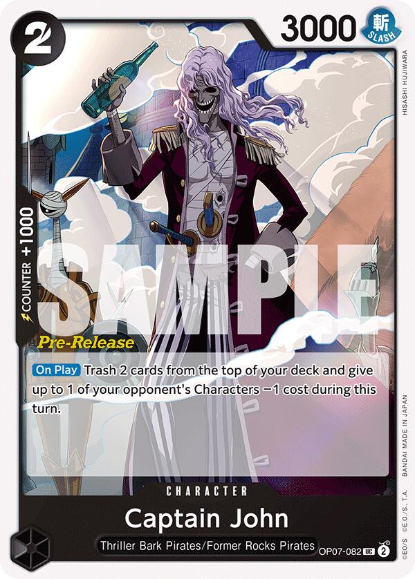 Captain John [500 Years in the Future Pre-Release Cards] Bandai