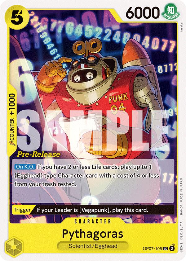 Pythagoras [500 Years in the Future Pre-Release Cards] Bandai
