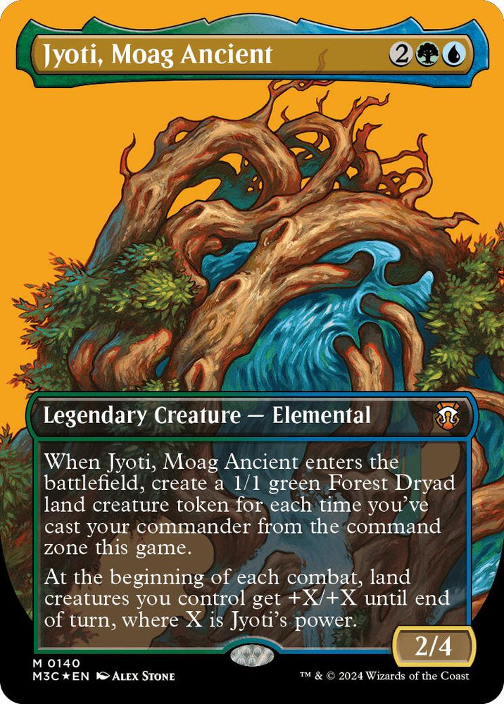 Jyoti, Moag Ancient (Borderless) (Ripple Foil) [Modern Horizons 3 Commander] Magic: The Gathering