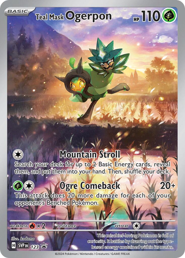 Teal Mask Ogerpon (123) [Scarlet & Violet: Black Star Promos] Pokémon