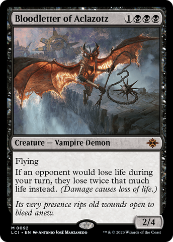 Bloodletter of Aclazotz [The Lost Caverns of Ixalan] Magic: The Gathering