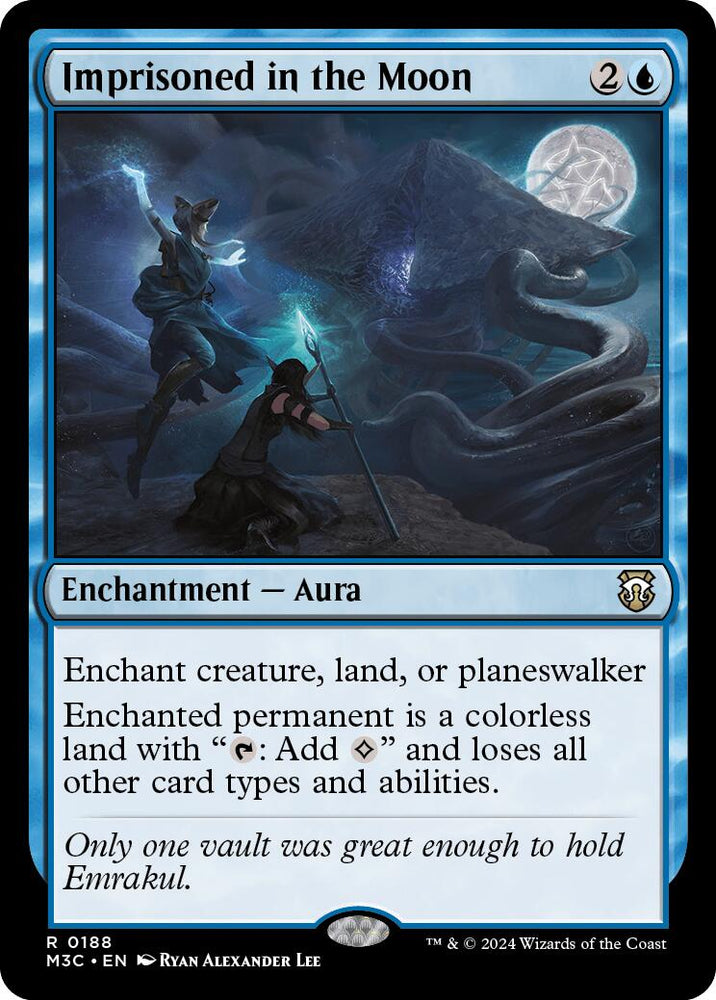 Imprisoned in the Moon [Modern Horizons 3 Commander] Magic: The Gathering