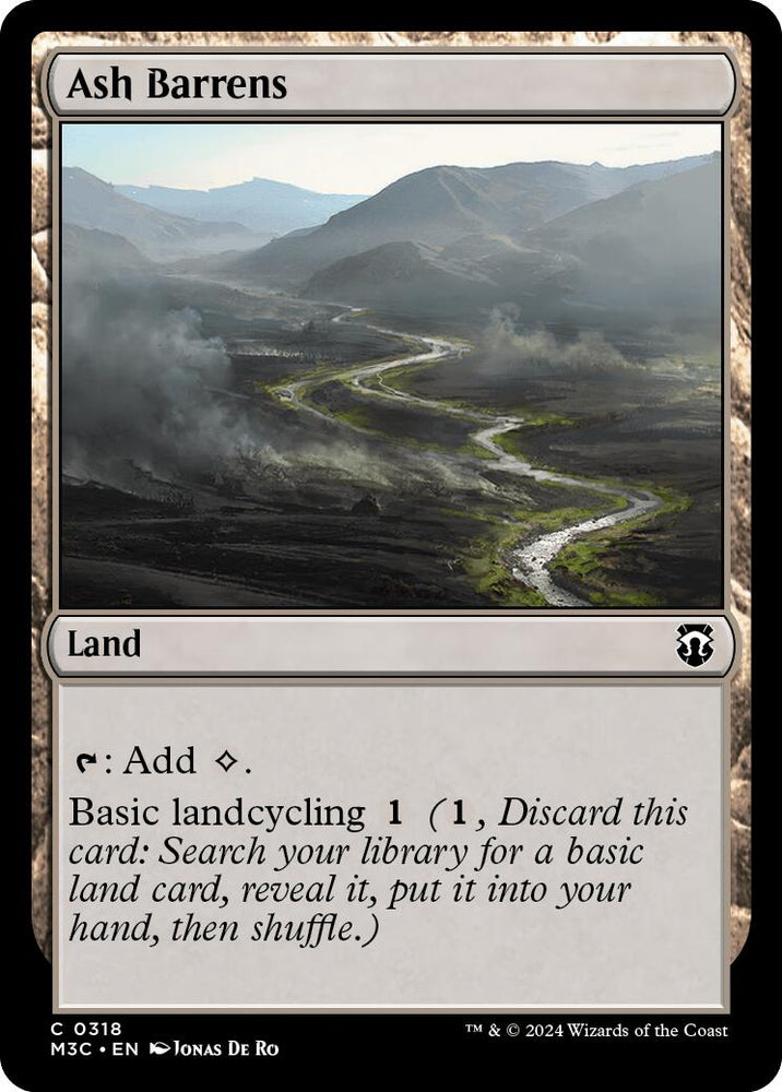 Ash Barrens [Modern Horizons 3 Commander] Magic: The Gathering