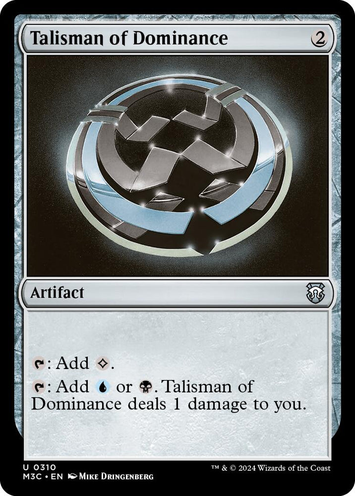 Talisman of Dominance [Modern Horizons 3 Commander] Magic: The Gathering