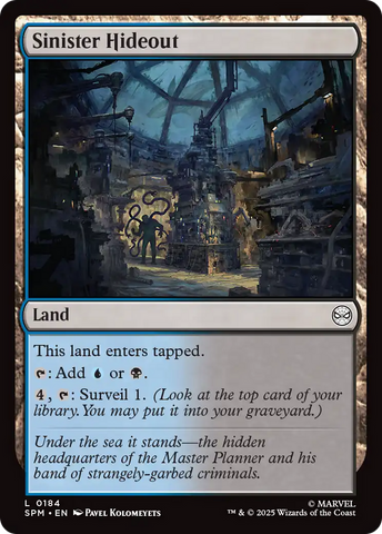 Sinister Hideout [Marvel's Spider-Man] Magic: The Gathering