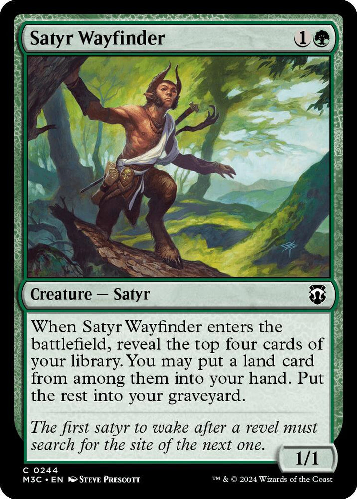 Satyr Wayfinder [Modern Horizons 3 Commander] Magic: The Gathering