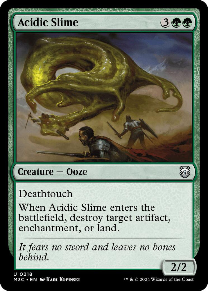 Acidic Slime [Modern Horizons 3 Commander] Magic: The Gathering
