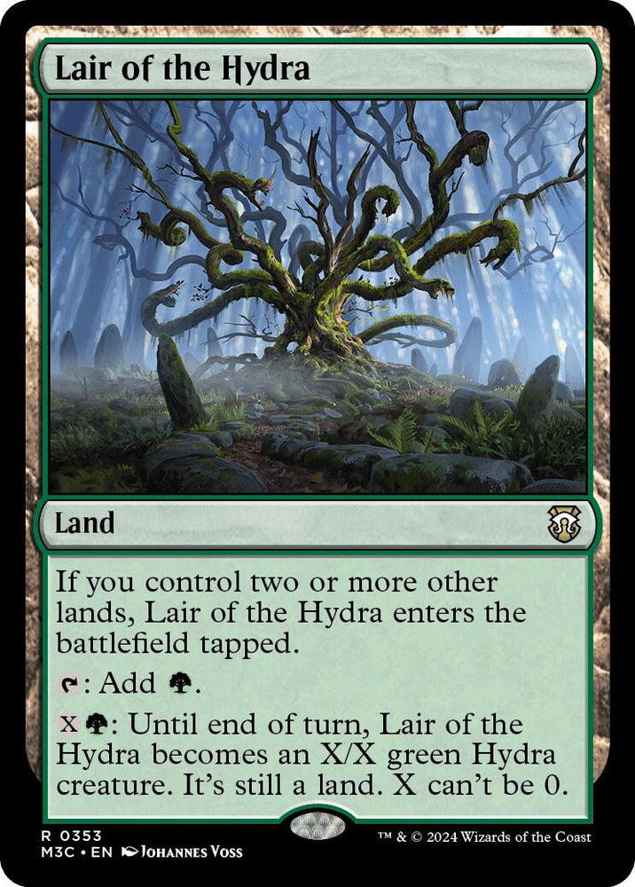 Lair of the Hydra [Modern Horizons 3 Commander] Magic: The Gathering