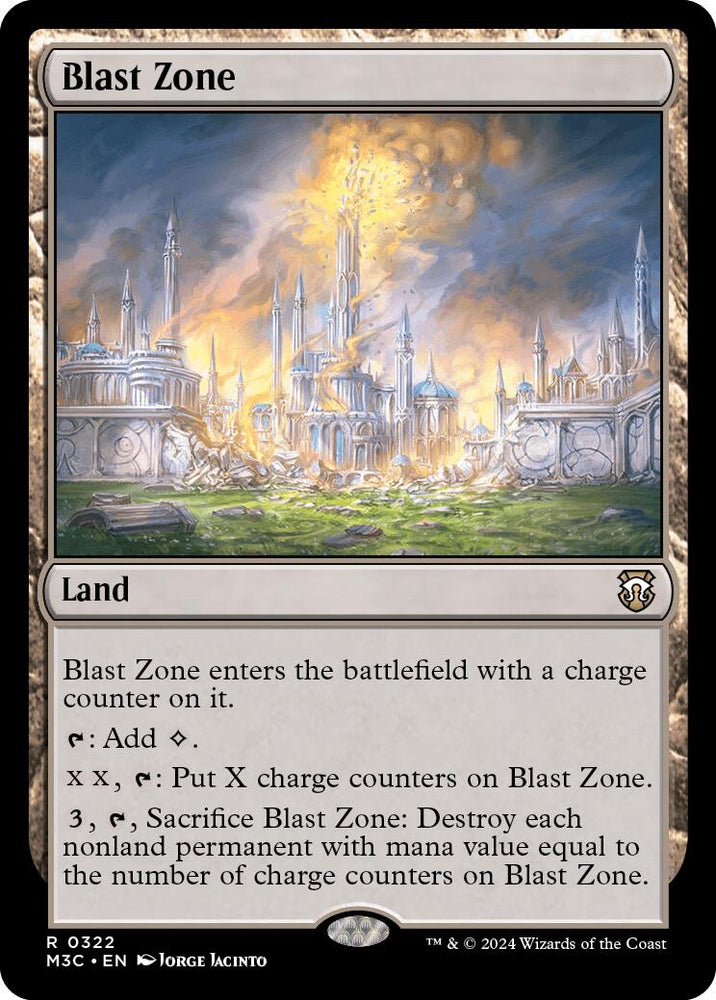 Blast Zone [Modern Horizons 3 Commander] Magic: The Gathering