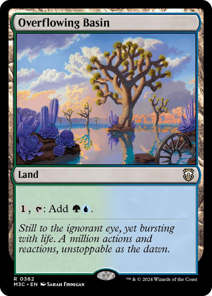 Overflowing Basin [Modern Horizons 3 Commander] Magic: The Gathering