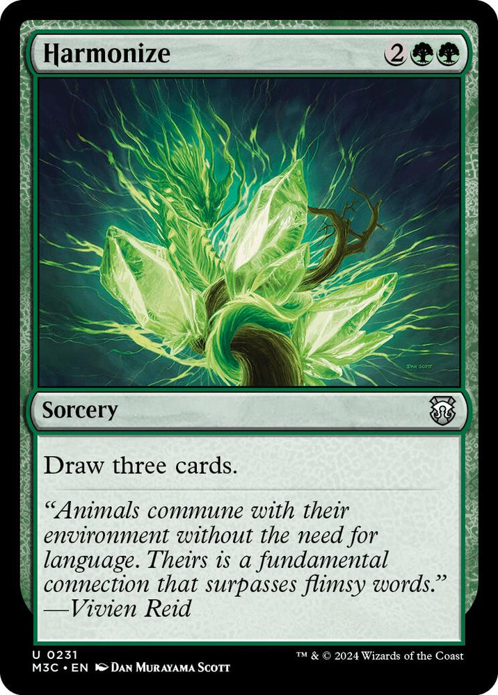Harmonize [Modern Horizons 3 Commander] Magic: The Gathering