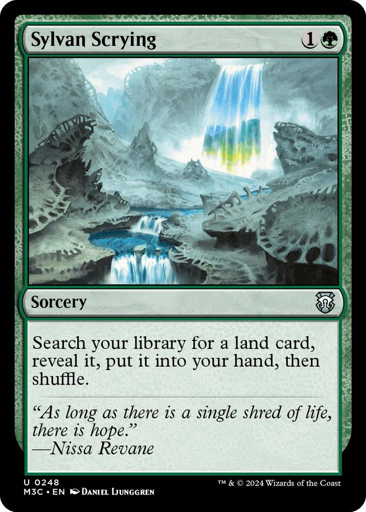 Sylvan Scrying [Modern Horizons 3 Commander] Magic: The Gathering