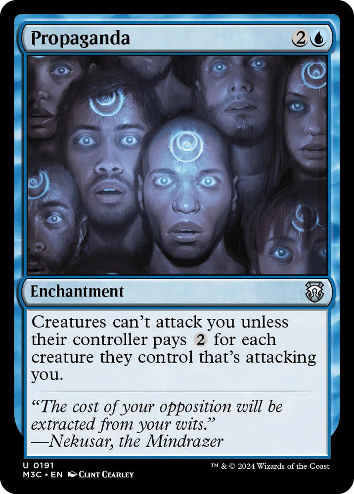 Propaganda [Modern Horizons 3 Commander] Magic: The Gathering