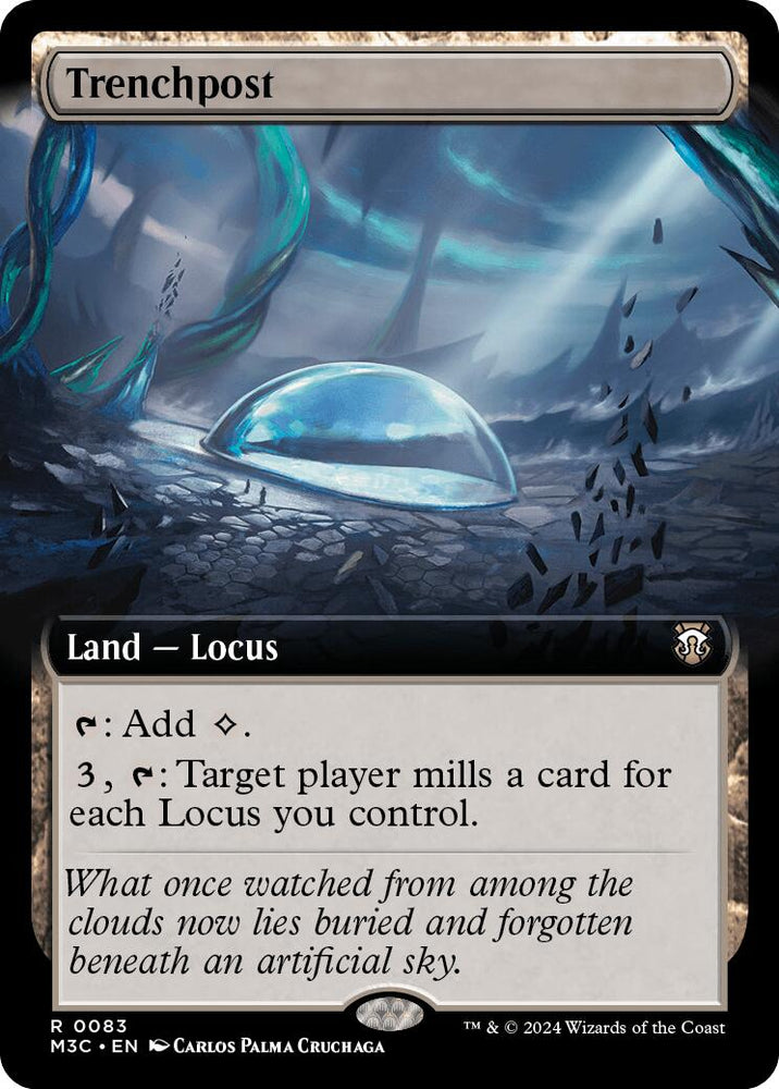 Trenchpost (Extended Art) [Modern Horizons 3 Commander] Magic: The Gathering