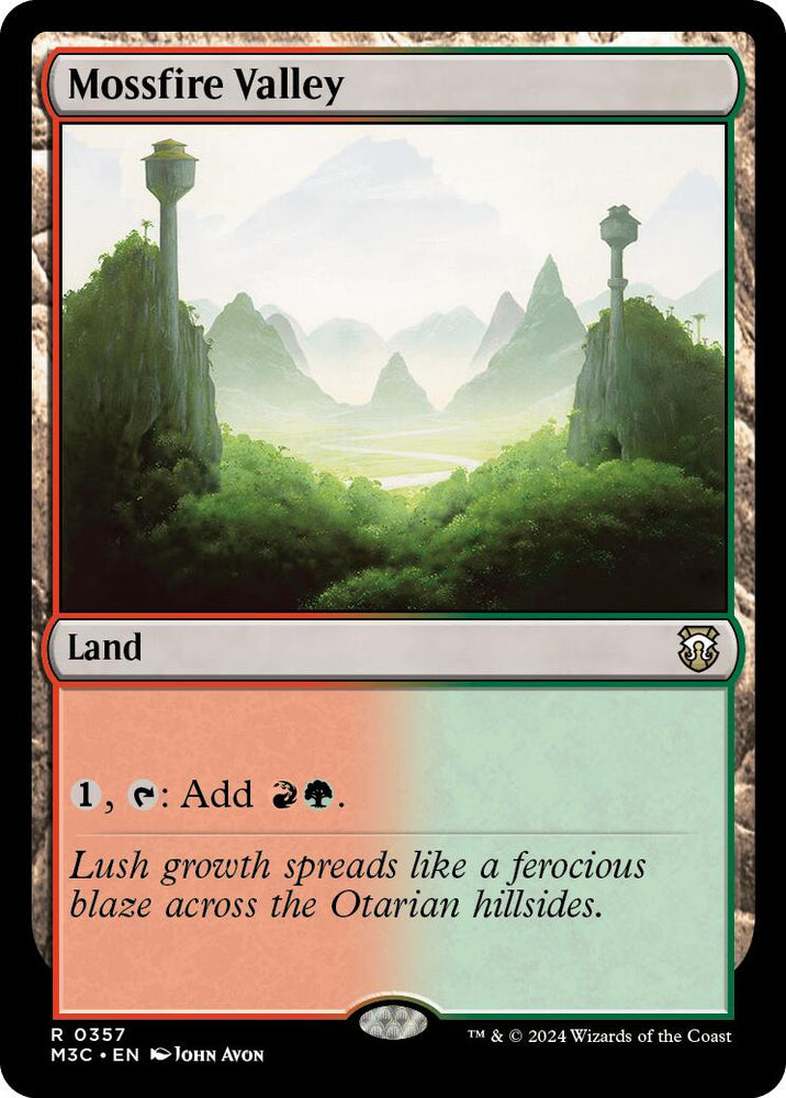 Mossfire Valley [Modern Horizons 3 Commander] Magic: The Gathering