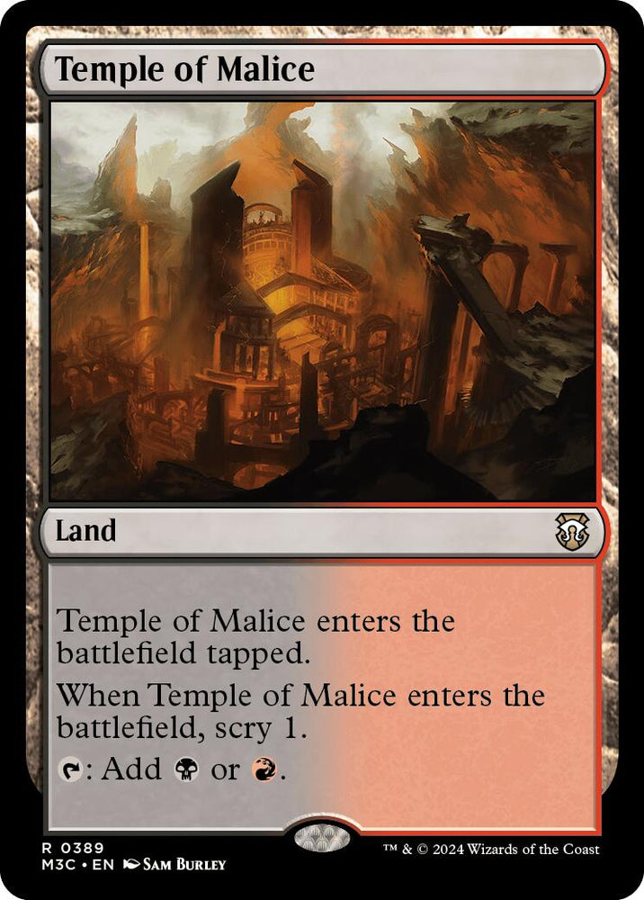 Temple of Malice [Modern Horizons 3 Commander] Magic: The Gathering