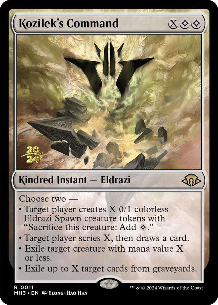 Kozilek's Command [Modern Horizons 3 Prerelease Promos] Magic: The Gathering