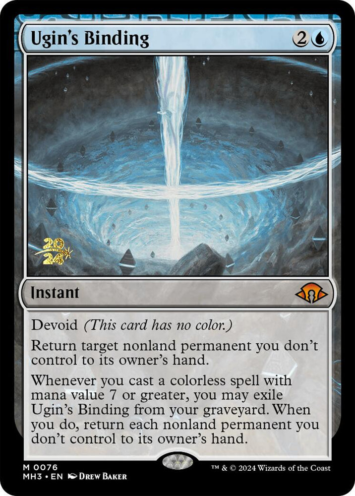 Ugin's Binding [Modern Horizons 3 Prerelease Promos] Magic: The Gathering