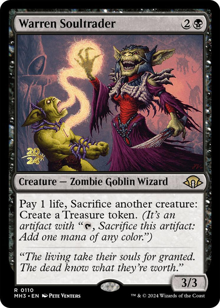 Warren Soultrader [Modern Horizons 3 Prerelease Promos] Magic: The Gathering